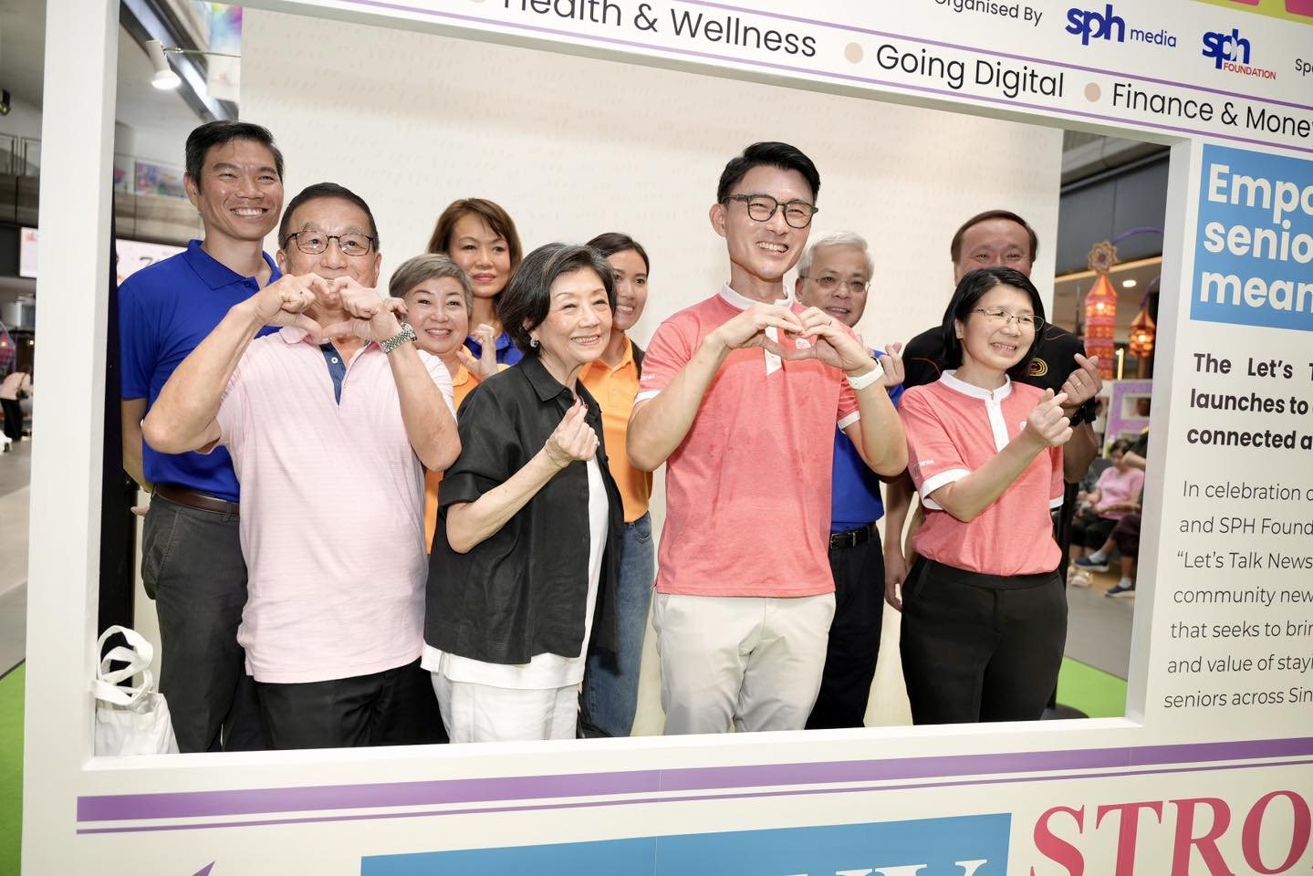 Guest of Honour Mayor Baey Yam Keng at the event launch