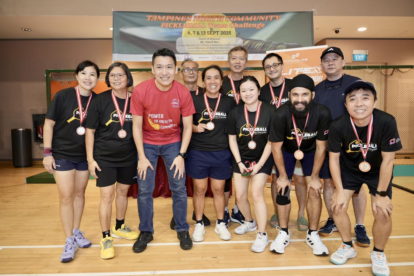Participants enjoying the Tampines North Pickleball Challenge 2025