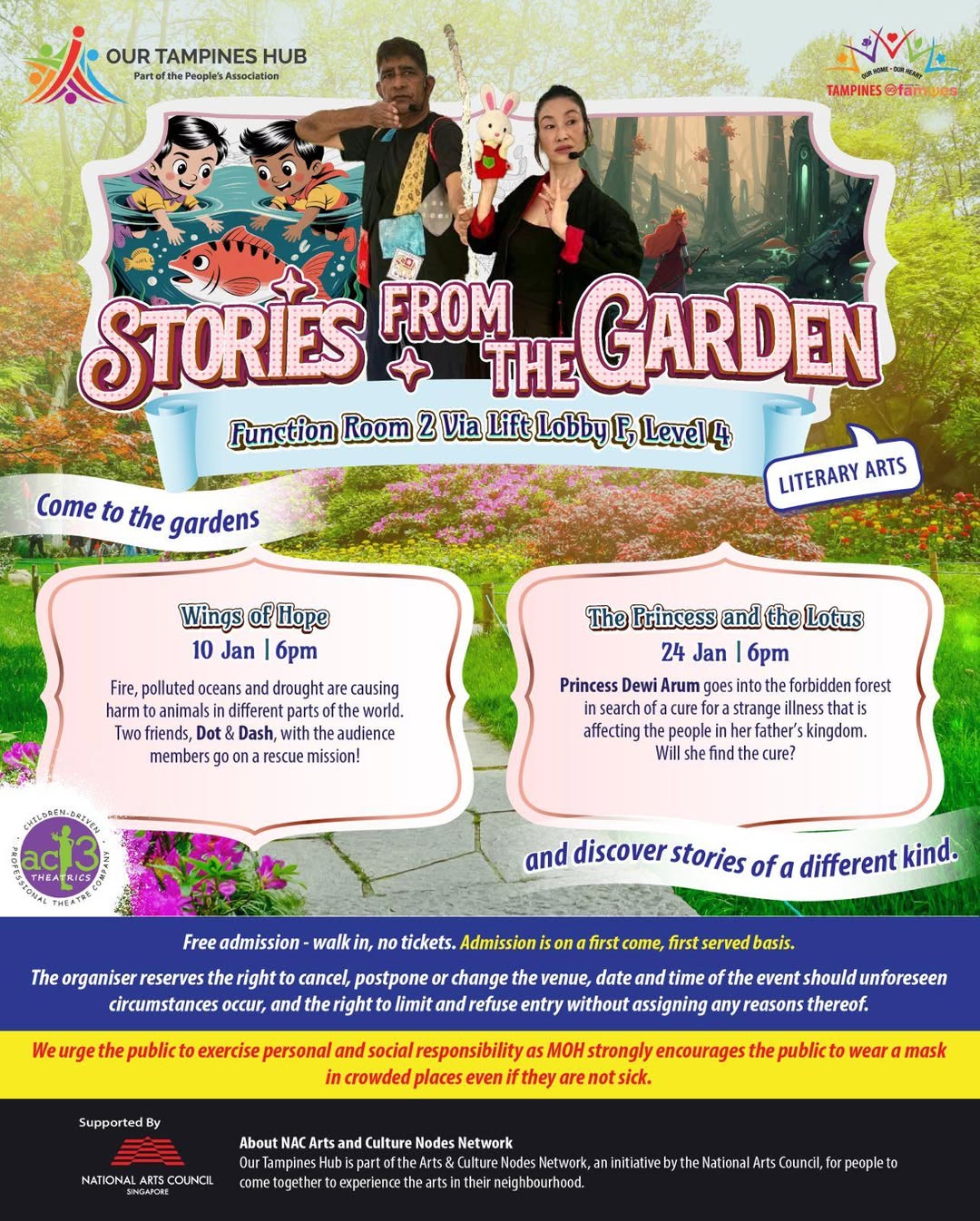 An artistic depiction of Princess Dewi Arum's journey into the forbidden forest