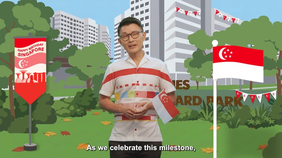 Singapore National Day celebration at Our Tampines Hub
