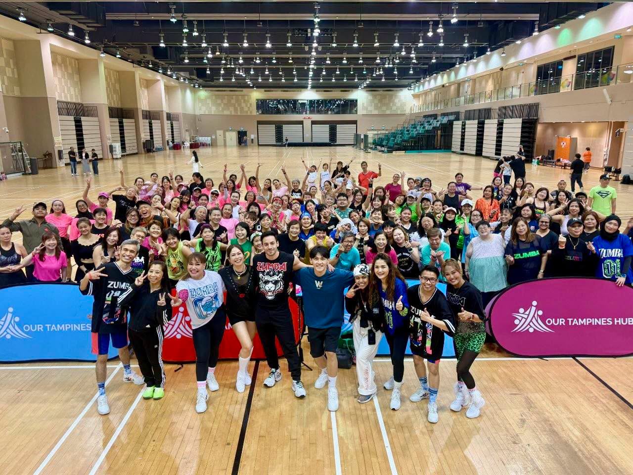 Zumba masterclass at Our Tampines Hub