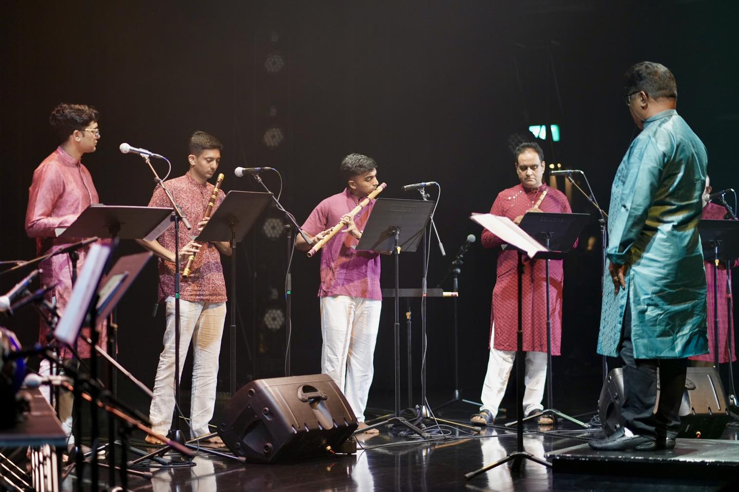 The audience enjoying the Venu Nadam concert