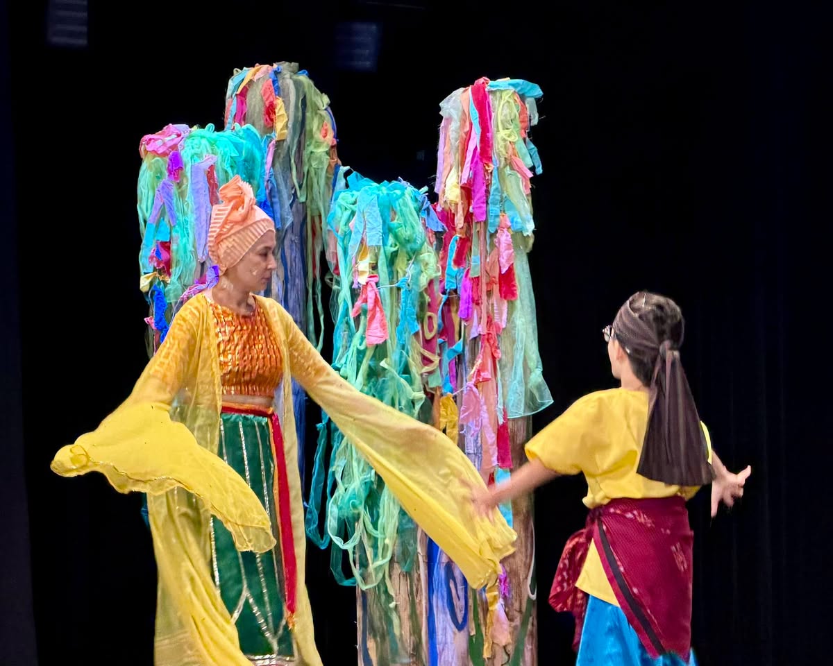 Scene from The Nightingale stage production