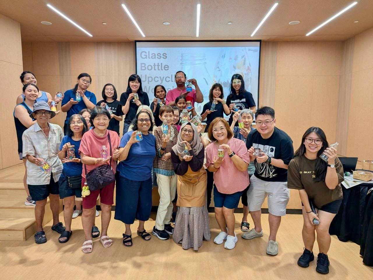 Glass Painting Eco Workshop at Our Tampines Hub Function Room 2