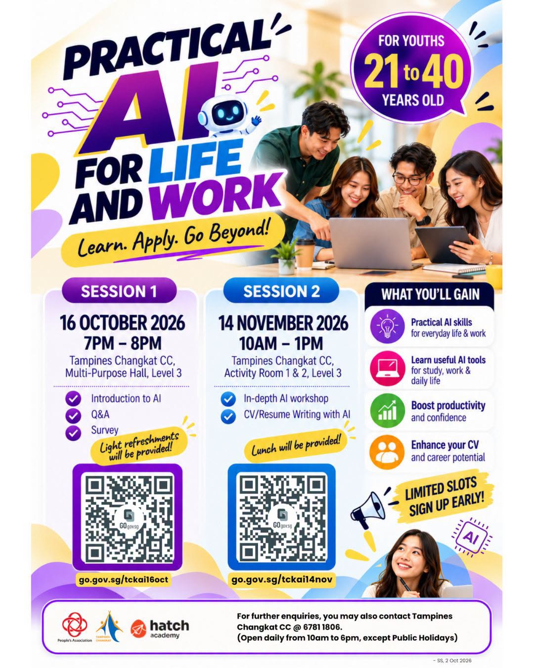 Practical AI for Life & Work at Tampines Changkat CC
