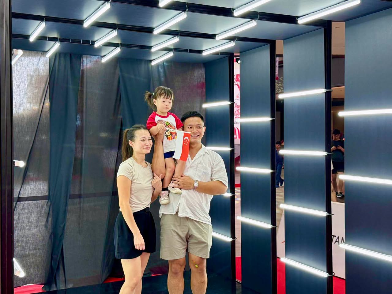 National Day photo booth at Our Tampines Hub