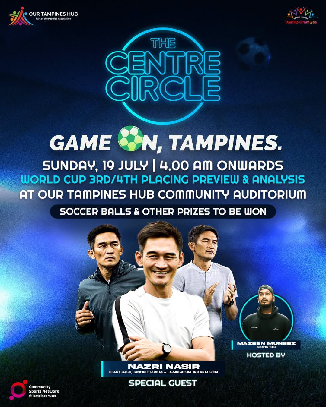 Centre Circle World Cup Edition Returns to Our Tampines Hub on 19 July 2026