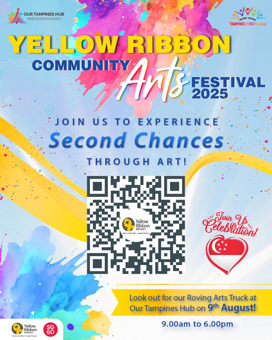 Art piece from the Yellow Ribbon Community Arts Festival