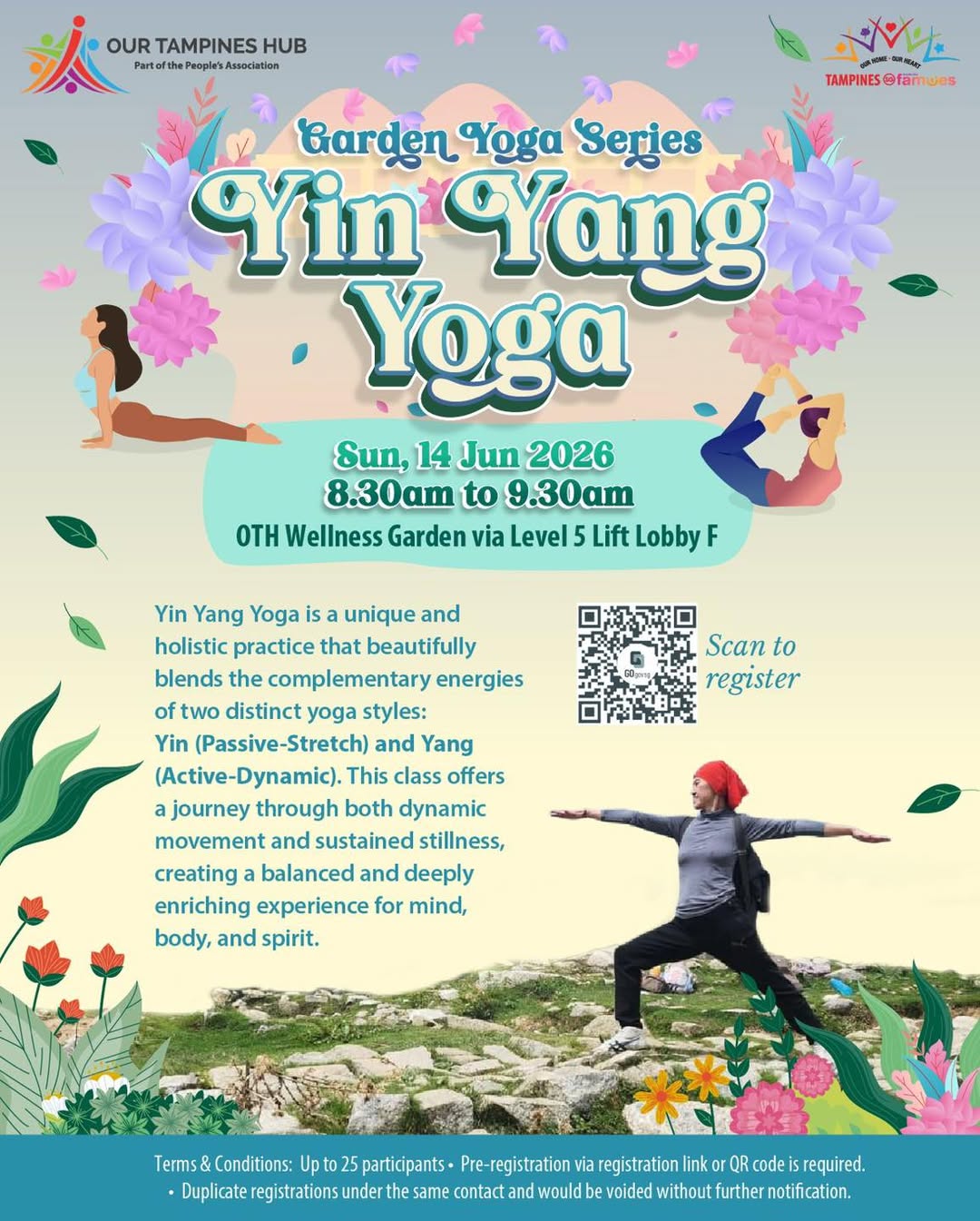 Yin Yang Yoga Garden Yoga Series at OTH Wellness Garden on 14 June 2026 from 8.30am to 9.30am