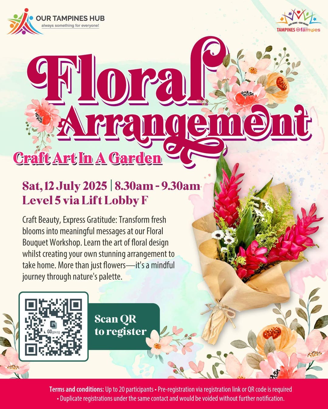 An example of a beautifully crafted floral arrangement, inspiring creativity.