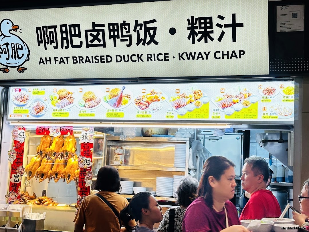 Ah Fat Braised Duck Rice • Kway Chap 啊肥卤鸭饭 • 粿汁