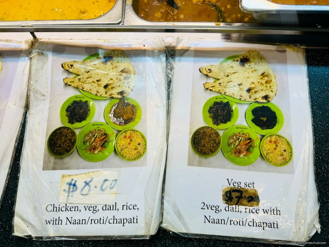 Menu page for Best Zaika