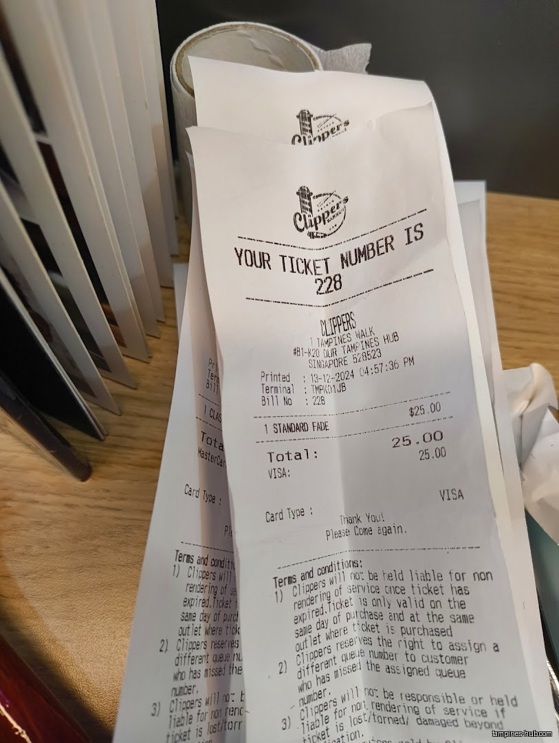 Clippers Barber Our Tampines Hub