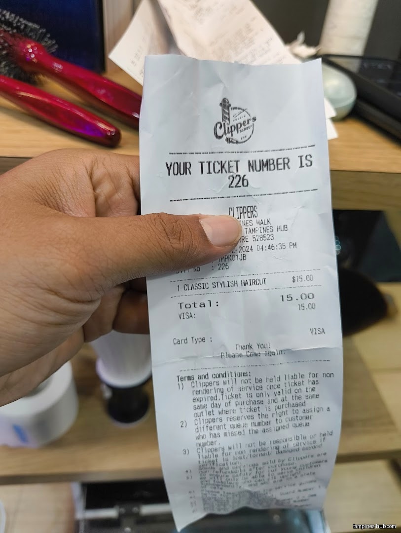 Clippers Barber Our Tampines Hub