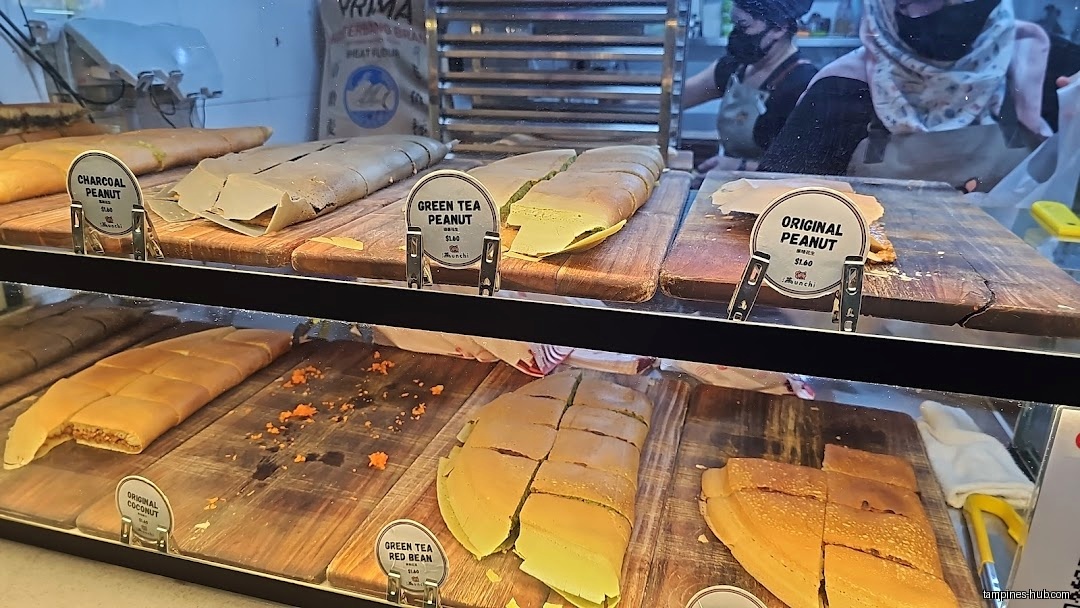 Menu page for Munchi Pancakes