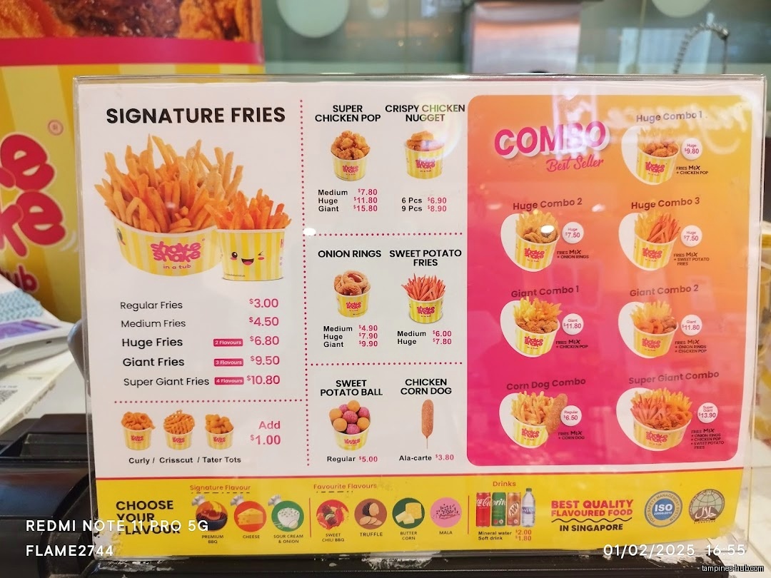 Shake Shake in a Tub - Tampine Hub