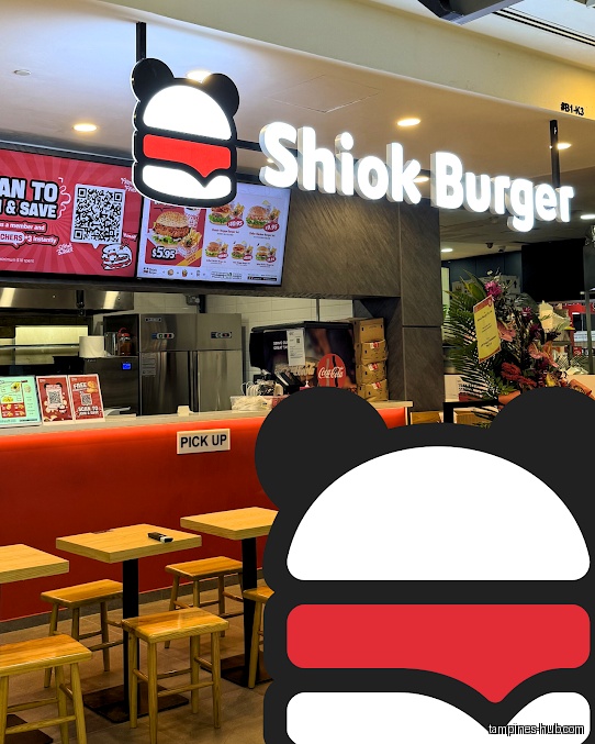 Shiok Burger @ Our Tampines Hub at Tampines Hub